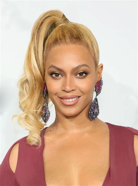 beyonce ponytail